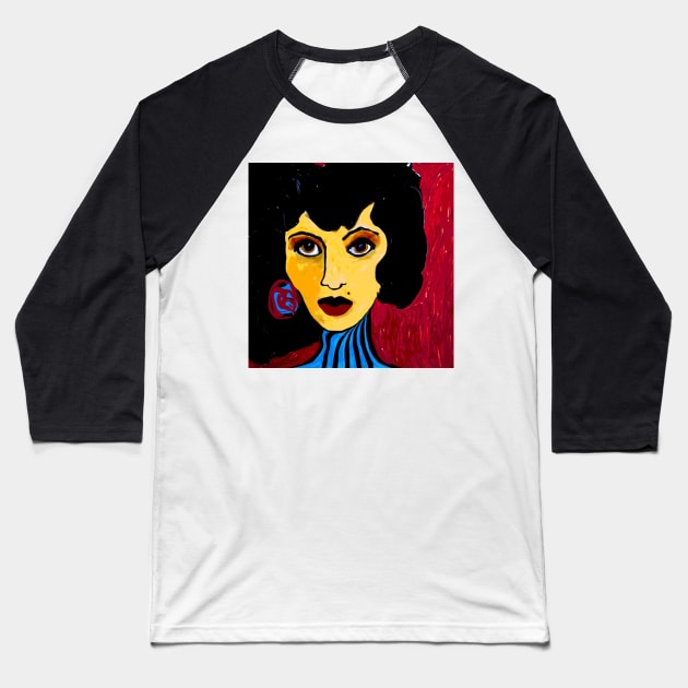 Suzy the Sorceress Baseball T-Shirt by Sarah Curtiss